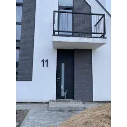 НАШІ РОБОТИ Вхідні двері металеві в будинок з МДФ накладками